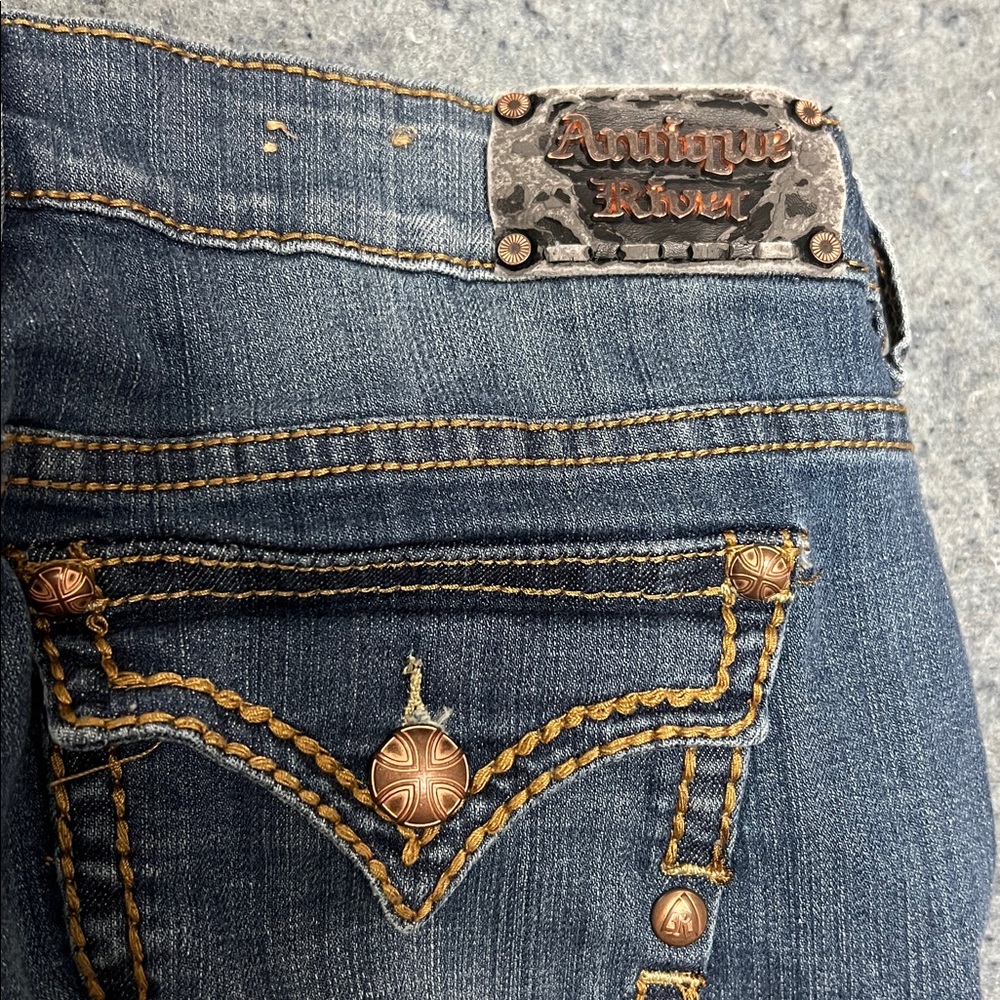 VTG Antique Rivet jeans (32) - Picture 3 of 5